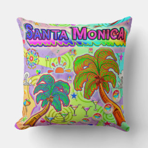 Santa Monica Vacation Target Pillow