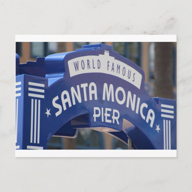 Santa Monica Venice Beach California Beach Holiday Postcard (Front)
