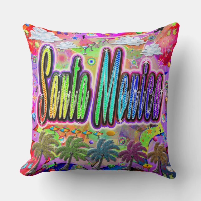 Santa Monica Vista Express Pillow (Front)