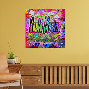 Santa Monica Vista Express Poster