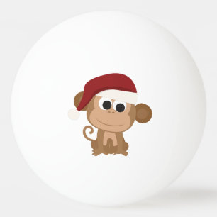Santa Monkey Ping Pong Ball
