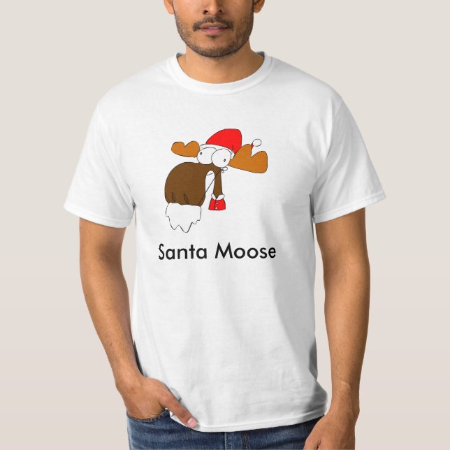 Santa Moose T-Shirt (Front)