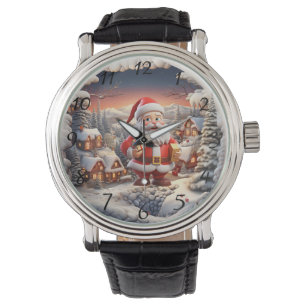 Santa Mountain Village Gift Watch