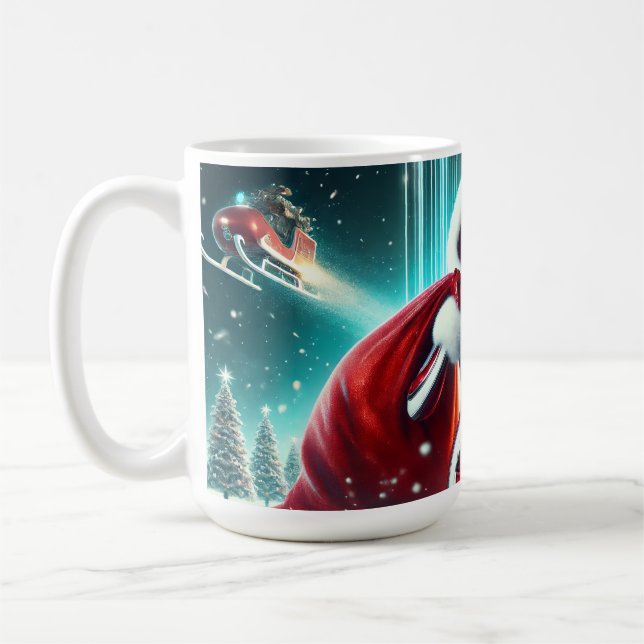 santa movie coffee mug (Left)