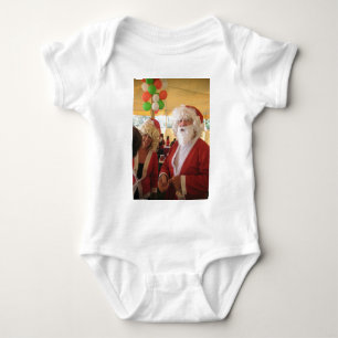 Santa & Mrs. Claus Christmas Celebration – Festive Baby Bodysuit