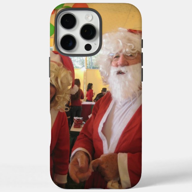 Santa & Mrs. Claus Christmas Celebration – Festive Case-Mate iPhone Case (Back)