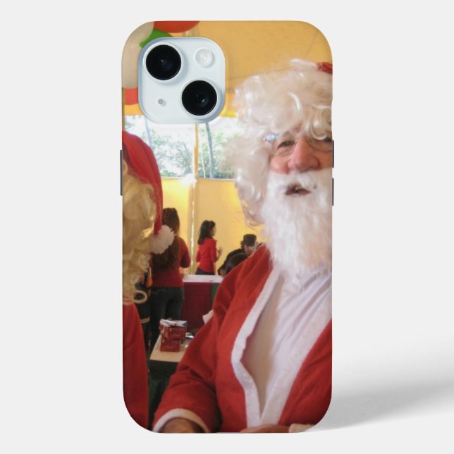 Santa & Mrs. Claus Christmas Celebration – Festive Case-Mate iPhone Case (Back)