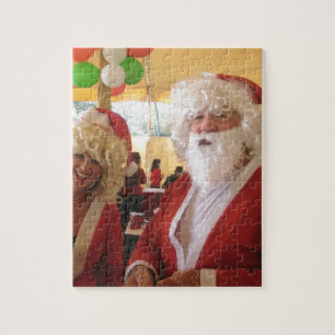 Santa & Mrs. Claus Christmas Celebration – Festive Jigsaw Puzzle