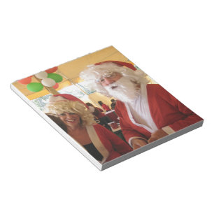 Santa & Mrs. Claus Christmas Celebration – Festive Notepad