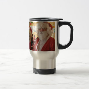 Santa & Mrs. Claus Christmas Celebration – Festive Travel Mug