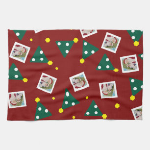 Santa Mrs Claus Christmas Maureen Girard Gifts Tea Towel
