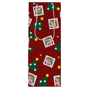 Santa Mrs Claus Christmas Maureen Girard Gifts Wine Gift Bag