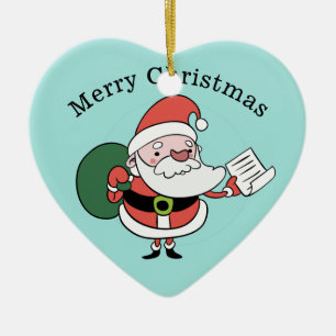 Santa & Mrs. Claus custom ornament