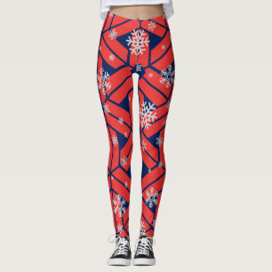 Santa Mrs Claus Cute Fun Christmas Legging