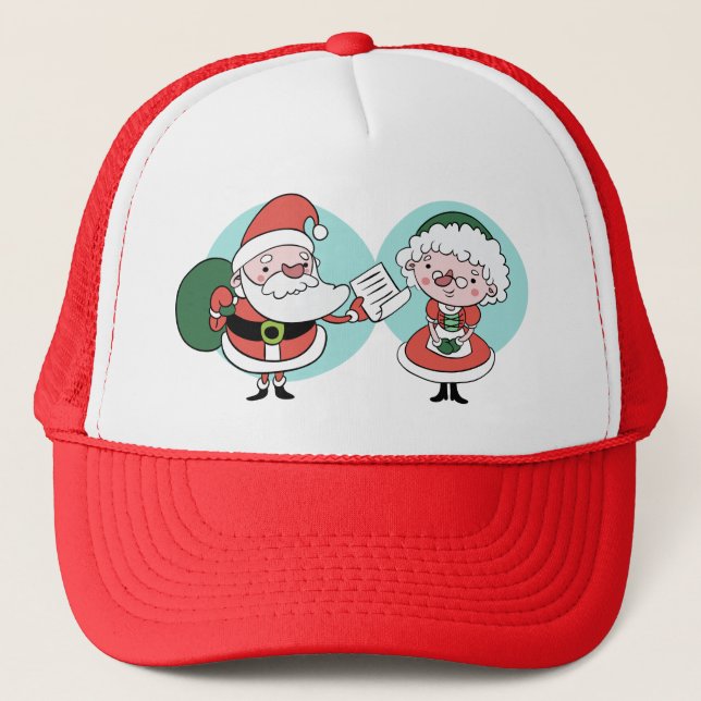 Santa & Mrs. Claus hats (Front)