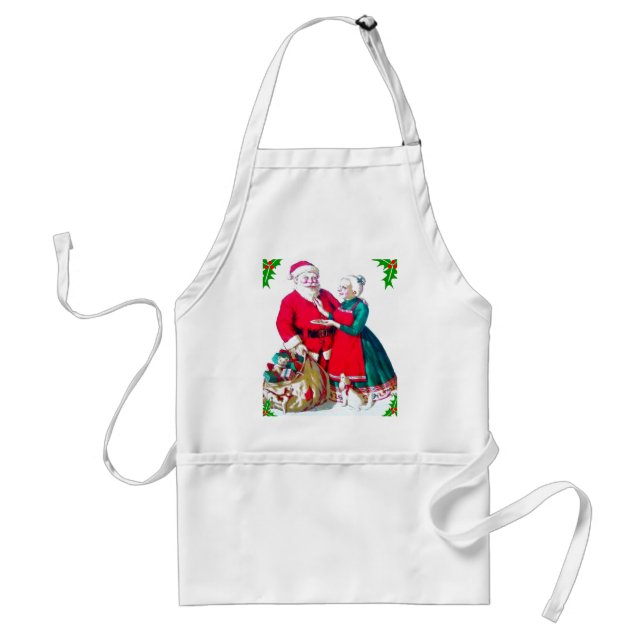 Santa & Mrs. Santa Claus Apron (Front)