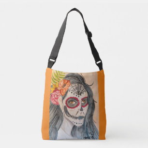 Santa Muerte Crossbody Bag