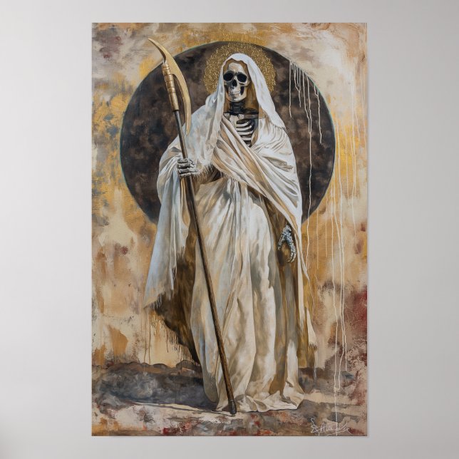 Santa Muerte Divine Guidance & Protection Poster (Front)