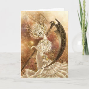 Santa Muerte Greeting Card