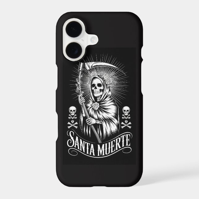 Santa Muerte Holy Death Saint (Back)