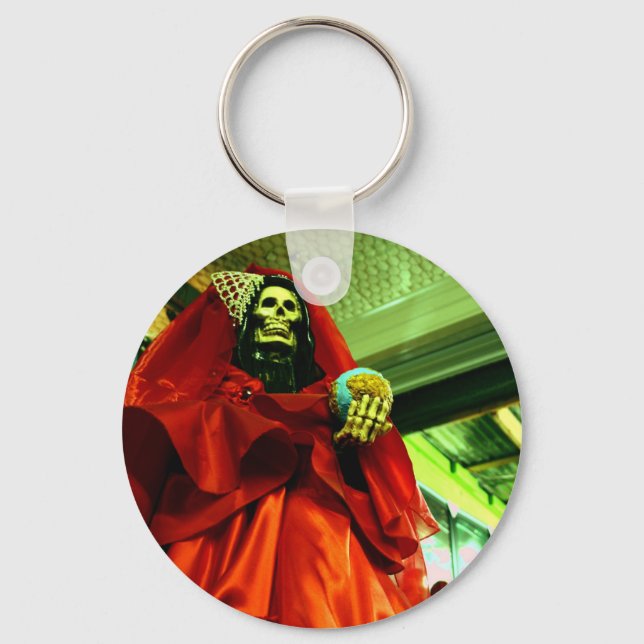 Santa Muerte Key Ring (Front)
