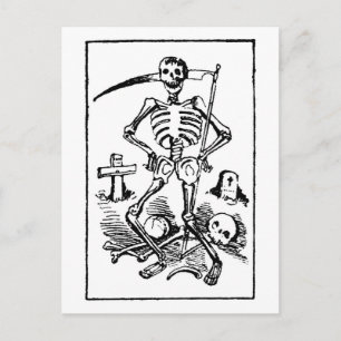 Santa Muerte, Mexican Grim Reaper c. early 1900s Postcard
