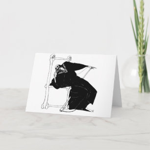 Santa Muerte (Mexican Grim Reaper) Card