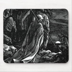 Santa Muerte (Mexican Grim Reaper) circa 1939 Mouse Mat