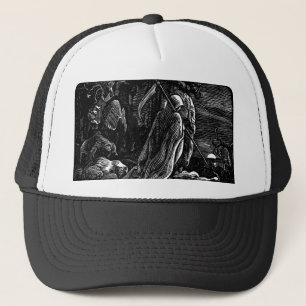 Santa Muerte (Mexican Grim Reaper) circa 1939 Trucker Hat
