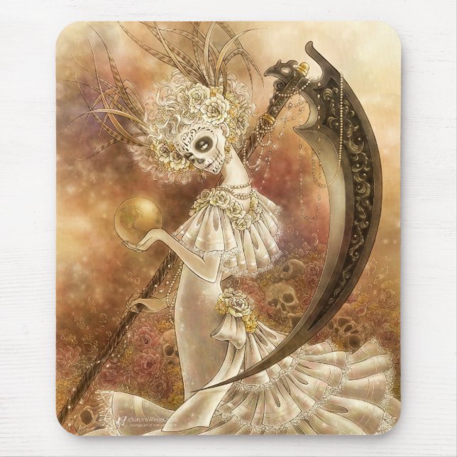 Santa Muerte Mousepad (Front)