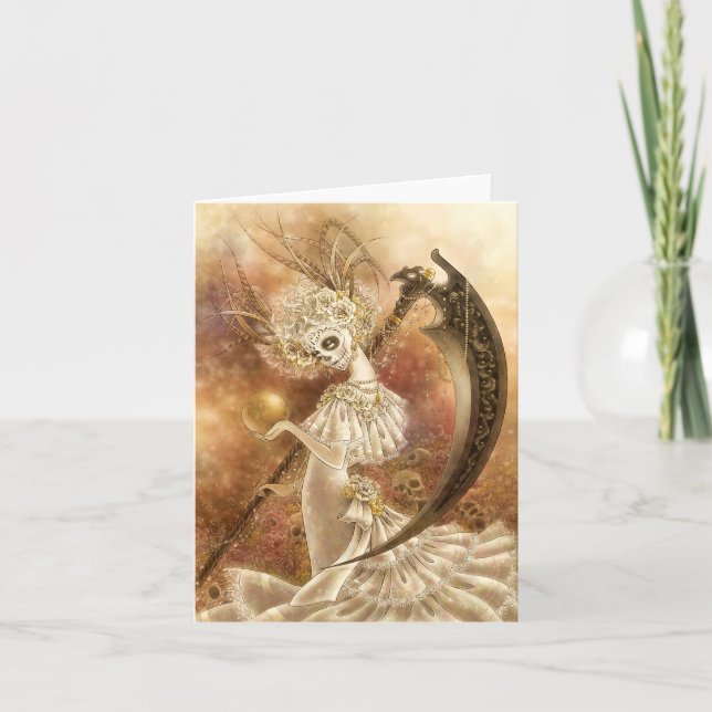 Santa Muerte Note Card (Front)