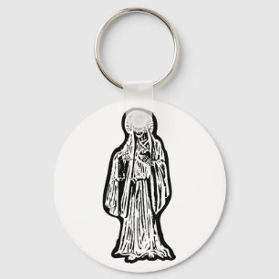 Santa Muerte Statue Key Ring