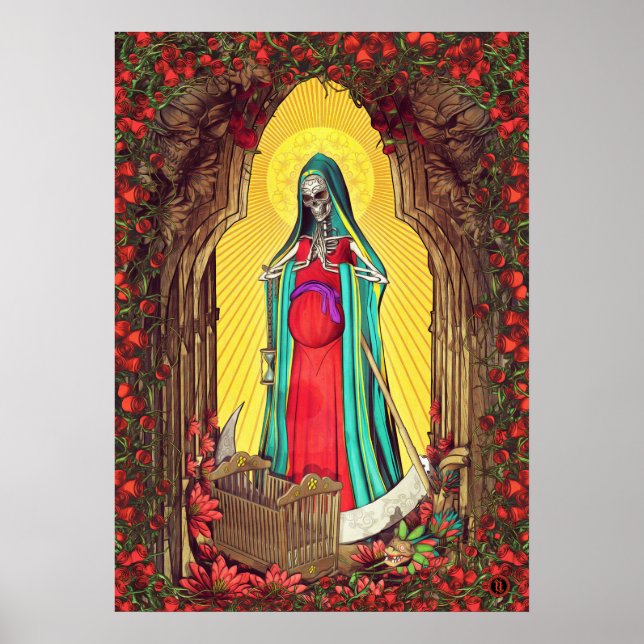 Santa Muerte Tarot - Holy Death Poster (Front)