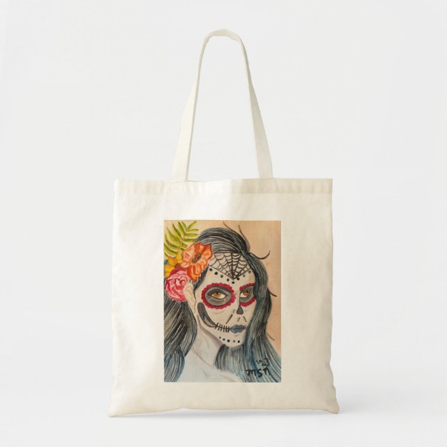 Santa Muerte Tote Bag (Front)