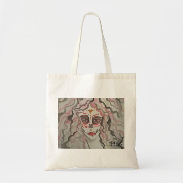 Santa Muerte Tote Bag (Front)