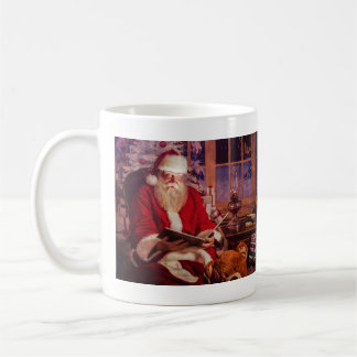 Santa Mug with magic book