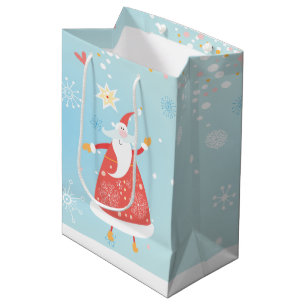 Santa n' Snowman Gift Bag