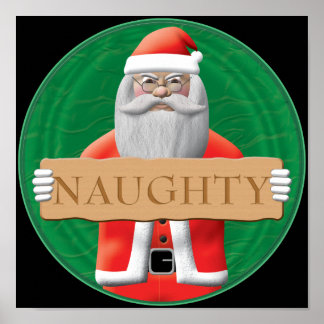 Santa - Naughty Sign