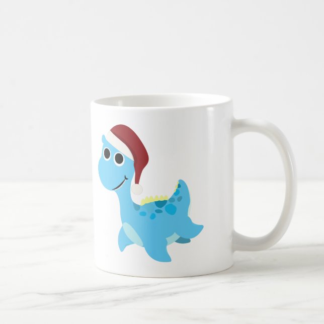 Santa Nessie Coffee Mug (Right)