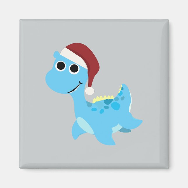 Santa Nessie Magnet (Front)
