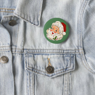 Santa No. 1 6 Cm Round Badge
