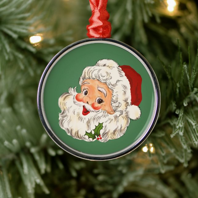 Santa No. 1 Metal Tree Decoration (Tree)