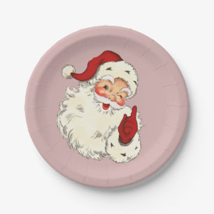 Santa No. 4 Paper Plate