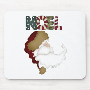 Santa Noel Holiday T-shirts and Gifts Mouse Mat