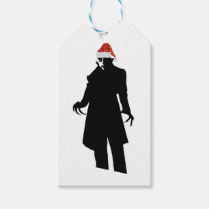 santa nosferatu gift tags