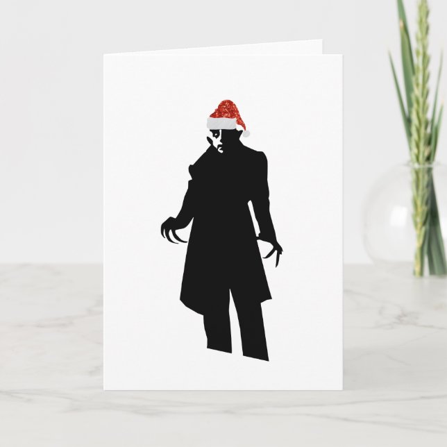 santa nosferatu holiday card (Front)