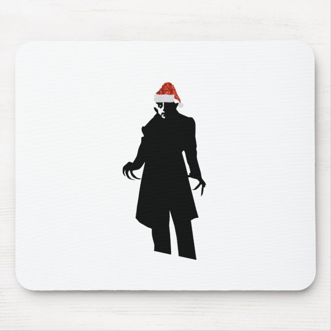 santa nosferatu mouse mat (Front)