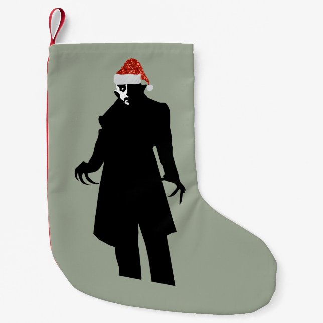 santa nosferatu xmas christmas stocking (Front)