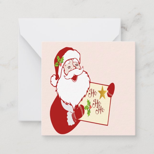 Santa Note Card (Front)