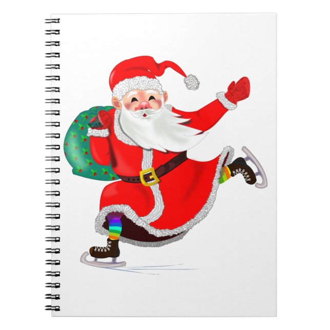 Santa Notebook Christmas (Front)